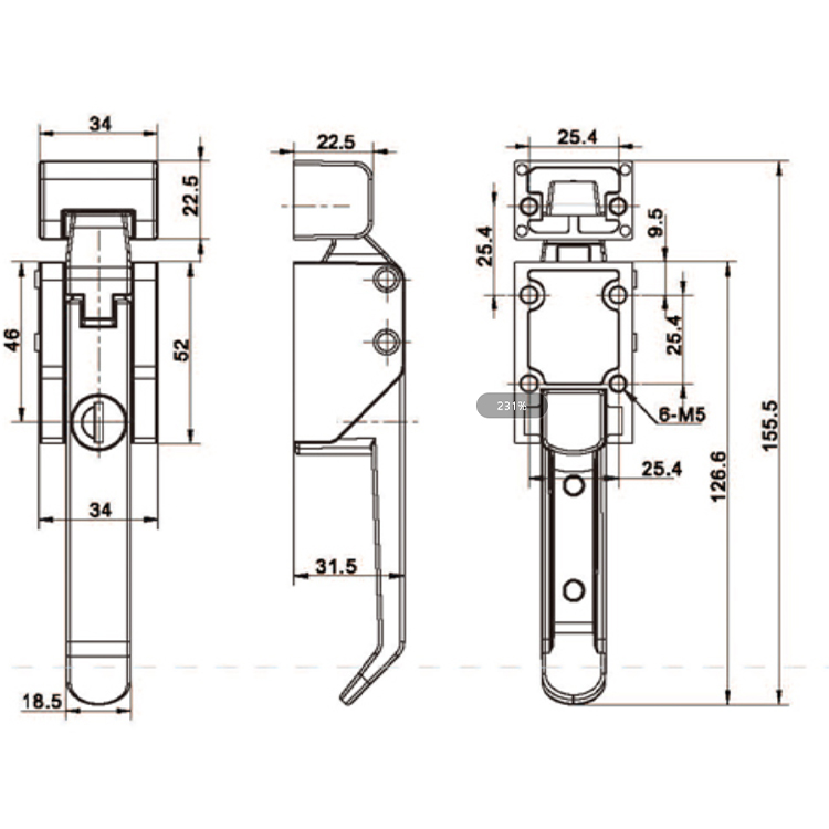 Tolak Jenis Mengetatkan Bucklee-C9401-1