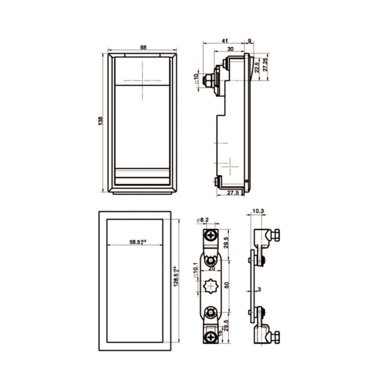 Kunci Ganti Kotak Jenis Padlock-A7801-1